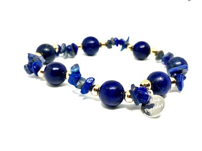 Lapis Lazuli chip beaded Gemstone Bracelet. SKU00021 Lapis Lazuli chip beaded Gemstone Bracelet. SKU00021