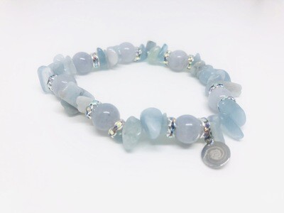 Aquamarine Signature Gemstone Bracelet. SKU00052 Aquamarine Signature Gemstone Bracelet. SKU00052