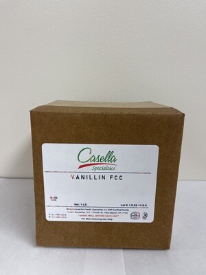 Casella Vanillin Powder 1lb case
