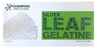 Champion Silver Leaf Gelatine Sheets 1kg