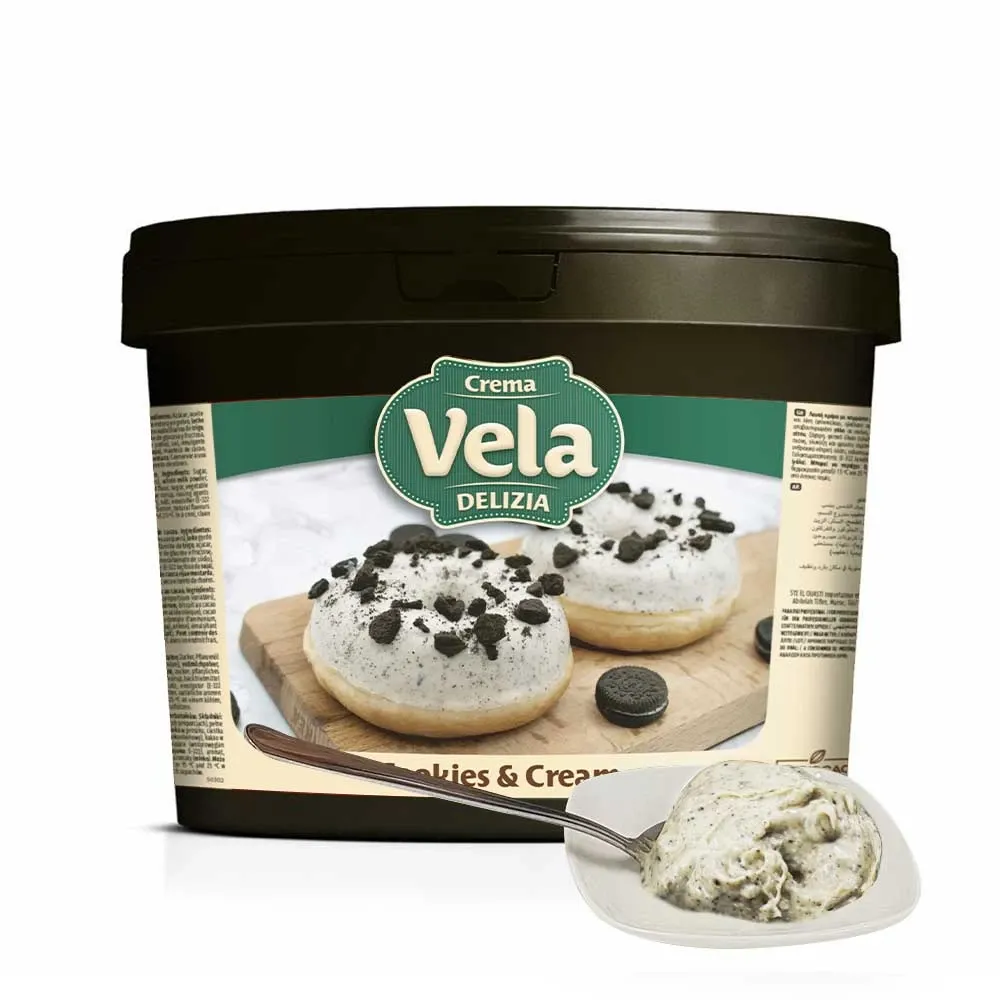 Vela Cookies and Cream Spread 6kg pail
