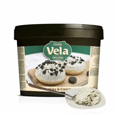 Vela Cookies and Cream Spread 6kg pail