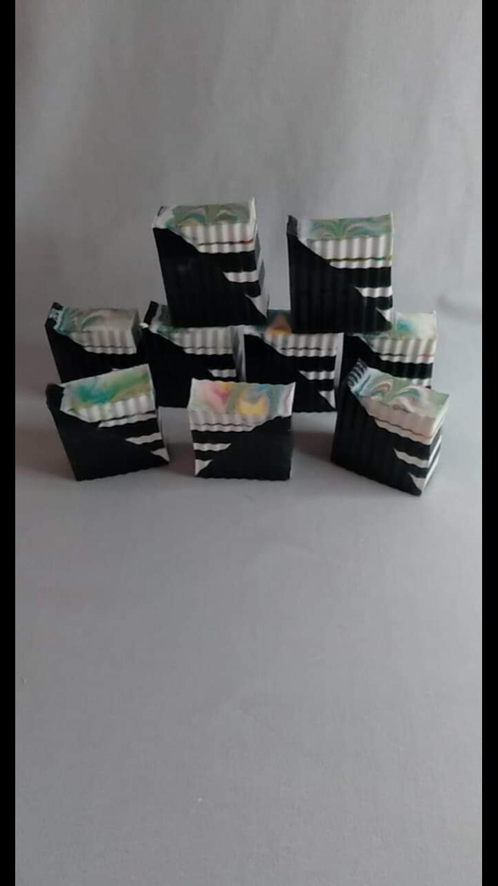 Activated Charcoal Multi-Color Soap