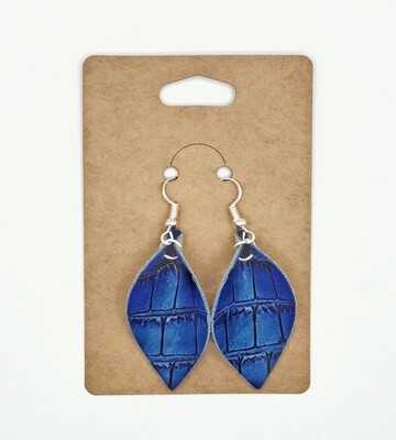 Handmade Deep Blue Faux Leather Handmade Deep Blue Faux Leather