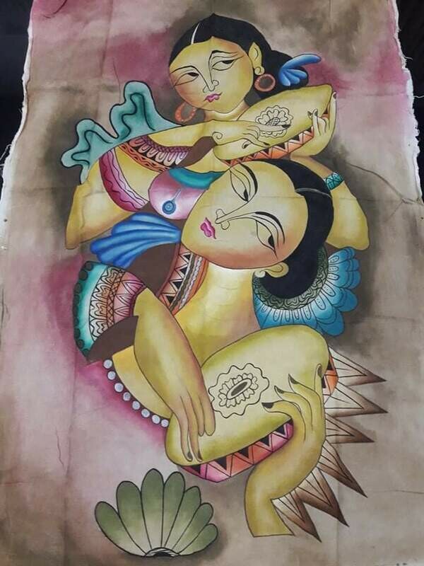 Fabric Paint Wall Decor