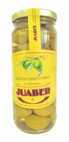 Aceitunas verdes enteras Juaber x 220grs