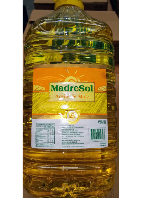 Aceite de Maíz Madre Sol x 5lts