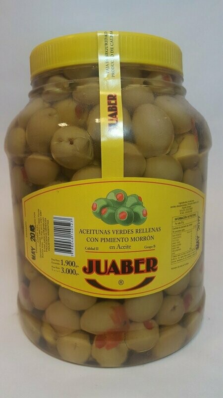 Aceituna verde rellena Juaber x 2kg