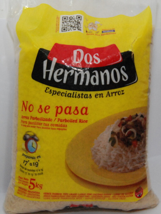 Arroz parboil Dos Hermanos x 5kg