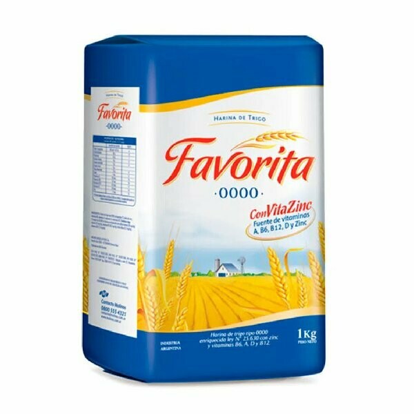 Harina 0000 Favorita x 1kg