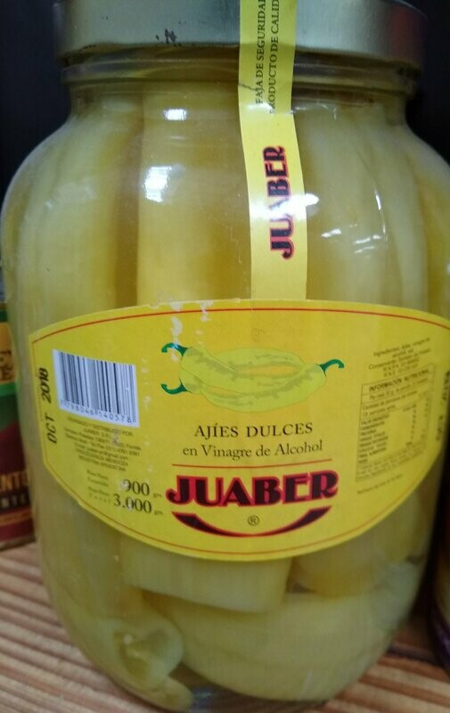 Ajies dulces en Vinagre Juaber x 3kg