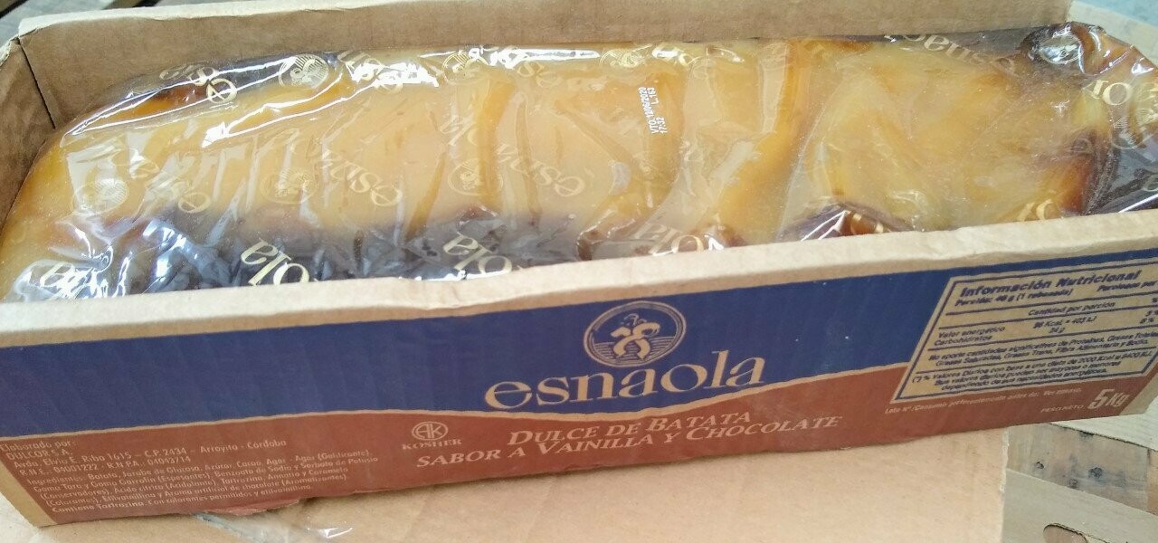 Dulce Batata Chocolate caja x 5kg Esnaola