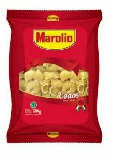 Fideos Coditos individual Marolio x 500grs
