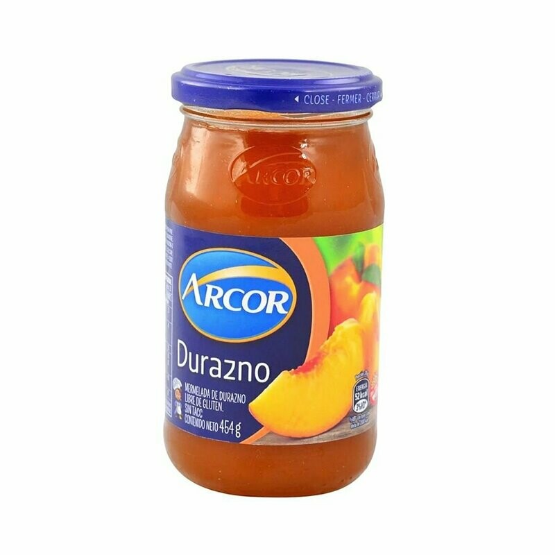 Mermelada de durazno Arcor x 454grs