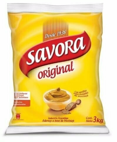 Mostaza Savora x 3kg