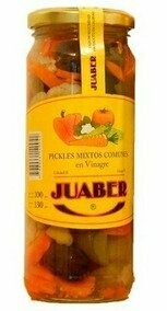 Pickles mixtos en vinagre Juaber x 200grs