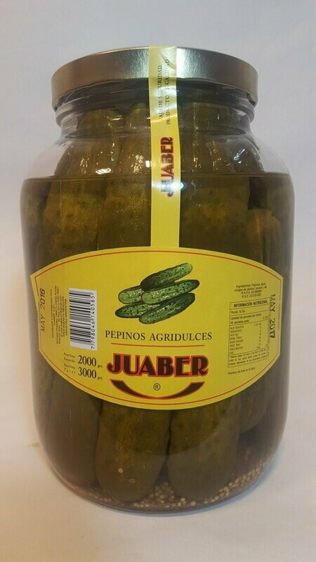 Pepinos agridulces Juaber x 2kg