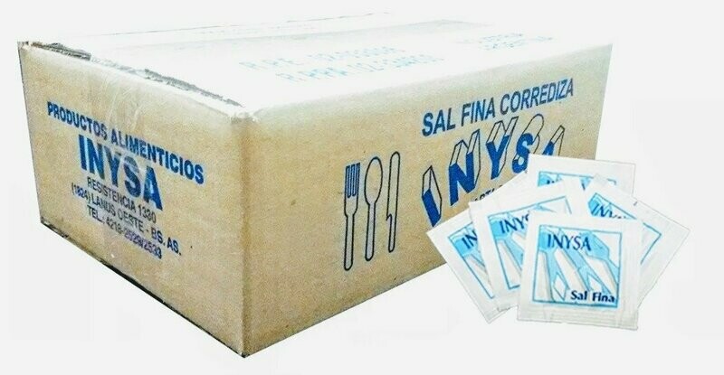 Sal en sobres individuales 1000u Inysa