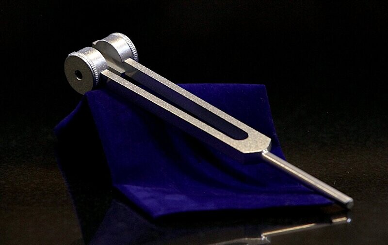 111 Hz Weighted Tuning Forks with Spread Tines