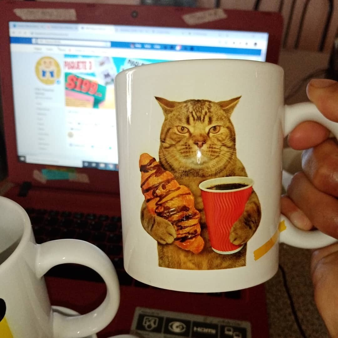 Taza blanca personalizada 11 onzas