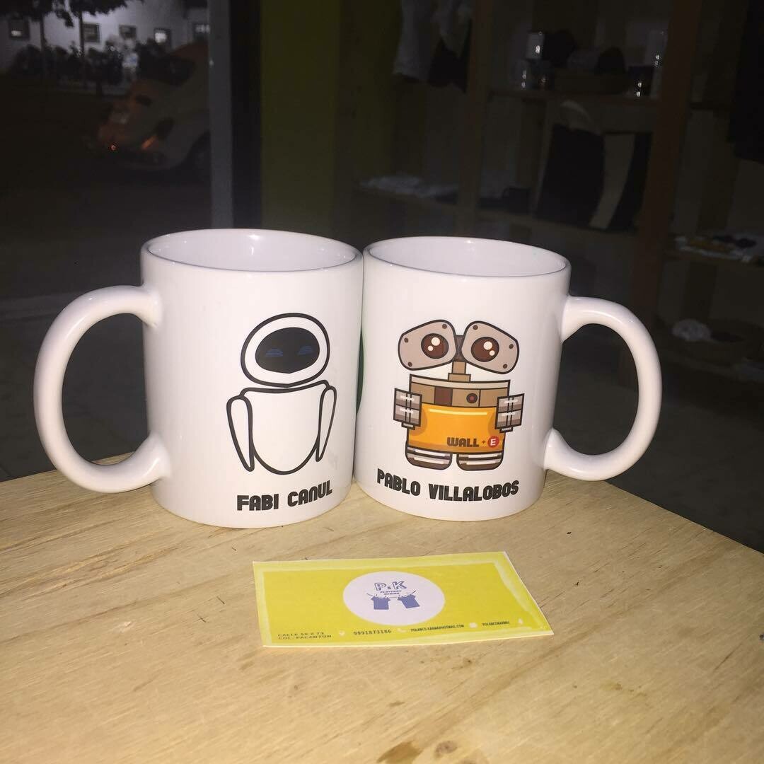 Taza blanca personalizada 11 onzas