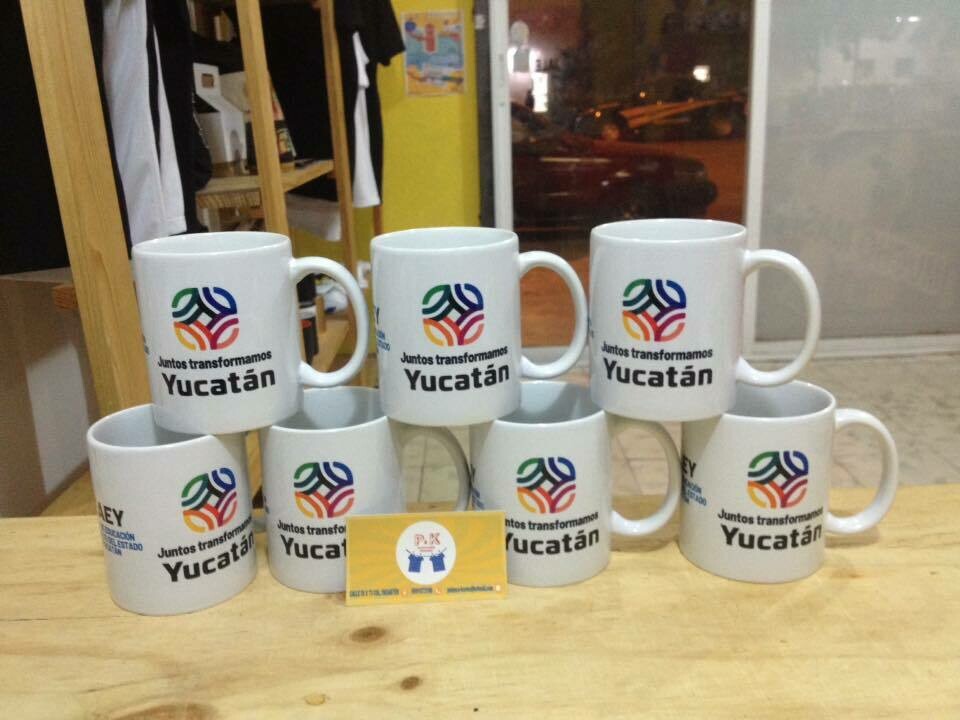 Taza blanca personalizada 11 onzas