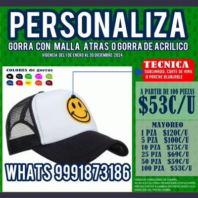 Gorra persnalizada