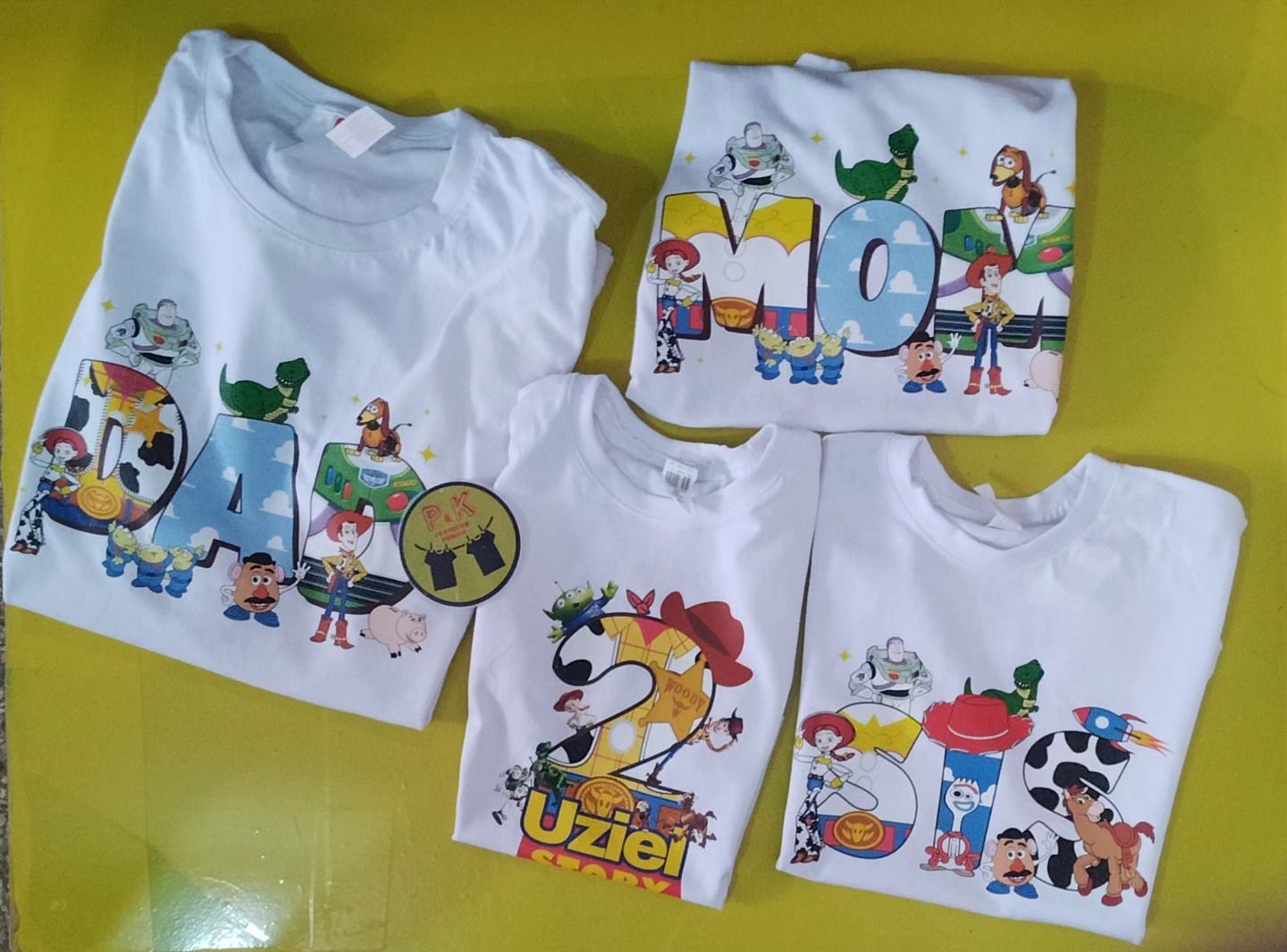 Playera de algodón 100% de color personalizada con  DTF o corte de vinil a un color
