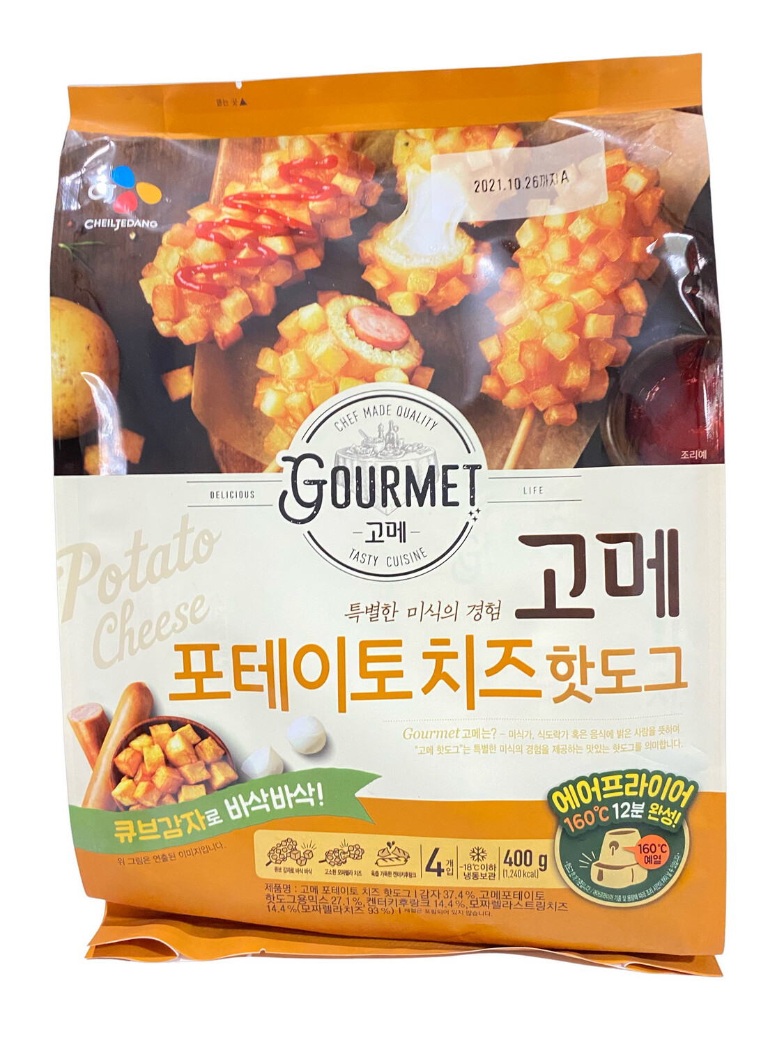 Bibigo Gourmet Potato Cheese Corn Dog