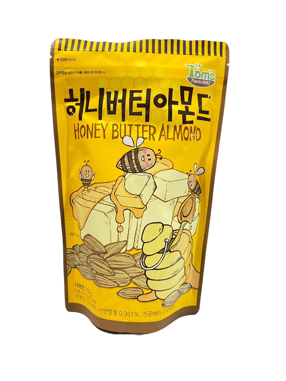 Honey Butter Almonds (210g)