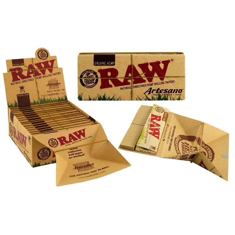 ARTESANO RAW - SEDA ORGANIC KING SIZE + TIPS