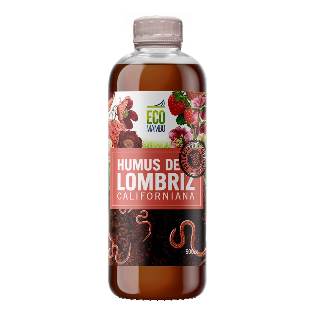 EcoMambo - Humus de lombriz californiana 500cc