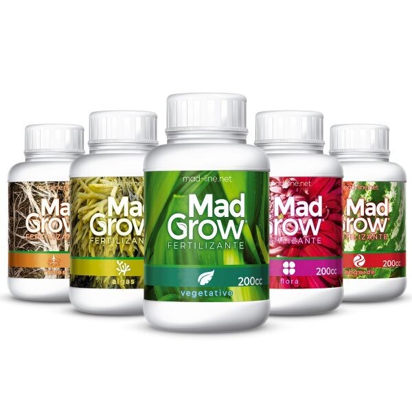 MAD GROW Kit Clasico x 5 (R,V,A,F,E) 200cc