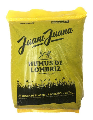 JUANI JUANA HUMUS DE LOMBRIZ 5L