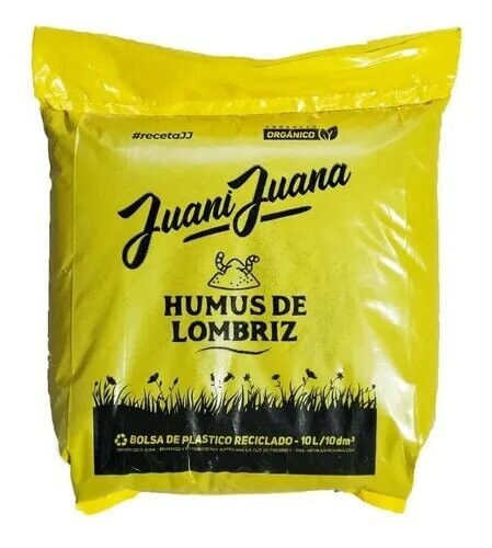 JUANI JUANA HUMUS DE LOMBRIZ 10L