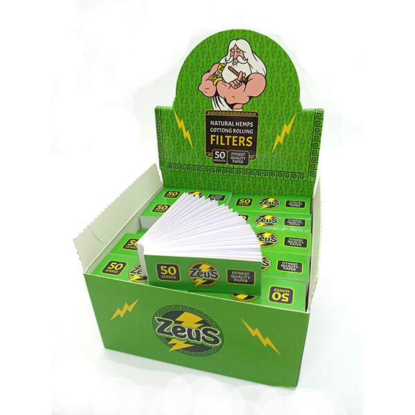 TIPS ZEUS LARGE WHITE (FILTROS LARGOS)