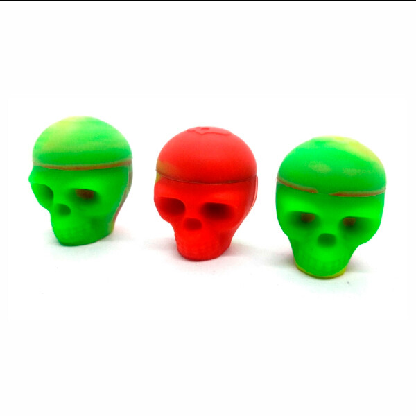 RECIPIENTE SILICONA DE CALAVERA CHICO