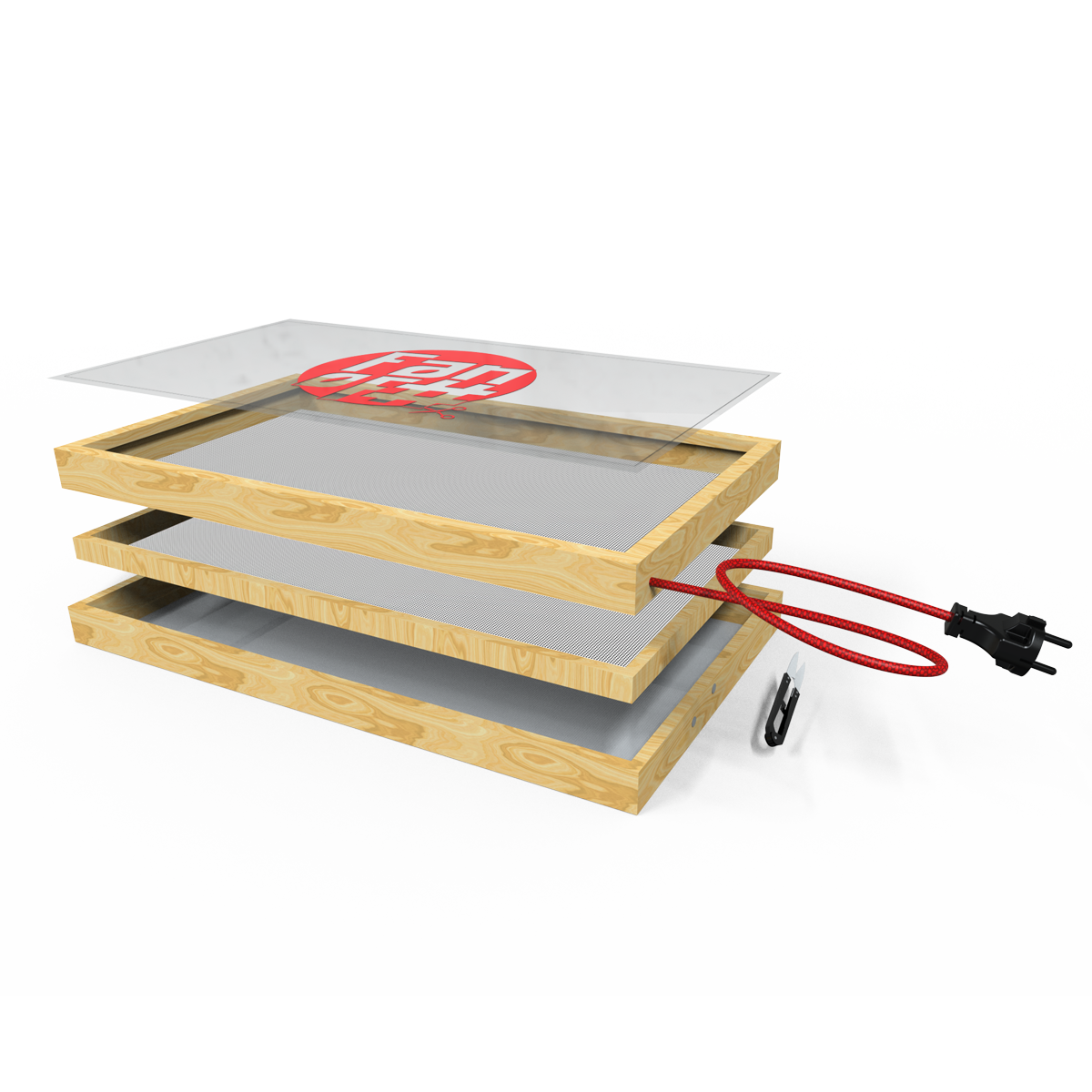 Bandeja Cosecha Trimmer XXL (Grande doble luz)