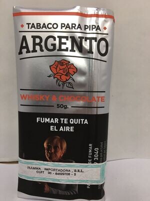 ARGENTO P/ PIPA - CHOCOLATE & WHISKY x50GR
