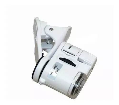 Lupa Microscopica Led 60x con broche