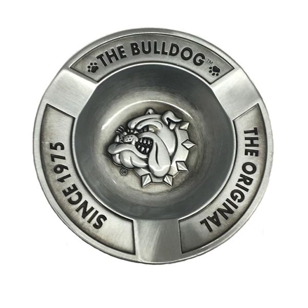 CENICERO METAL -THE BULLDOG METAL RELIEVE