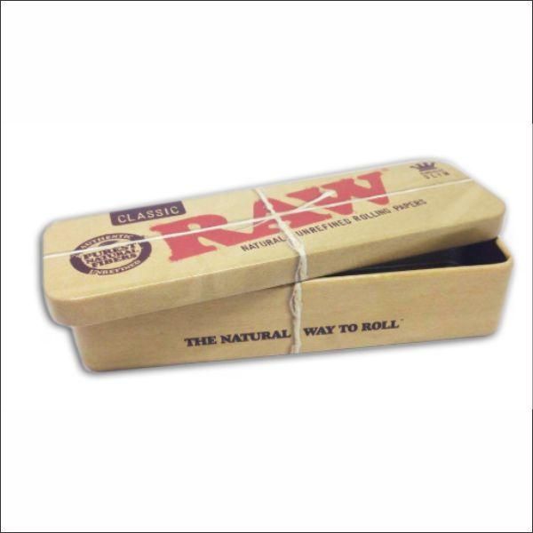 TABAQUERA - RAW TIN CONE CADDY FOR PREROLLED KING SIZE