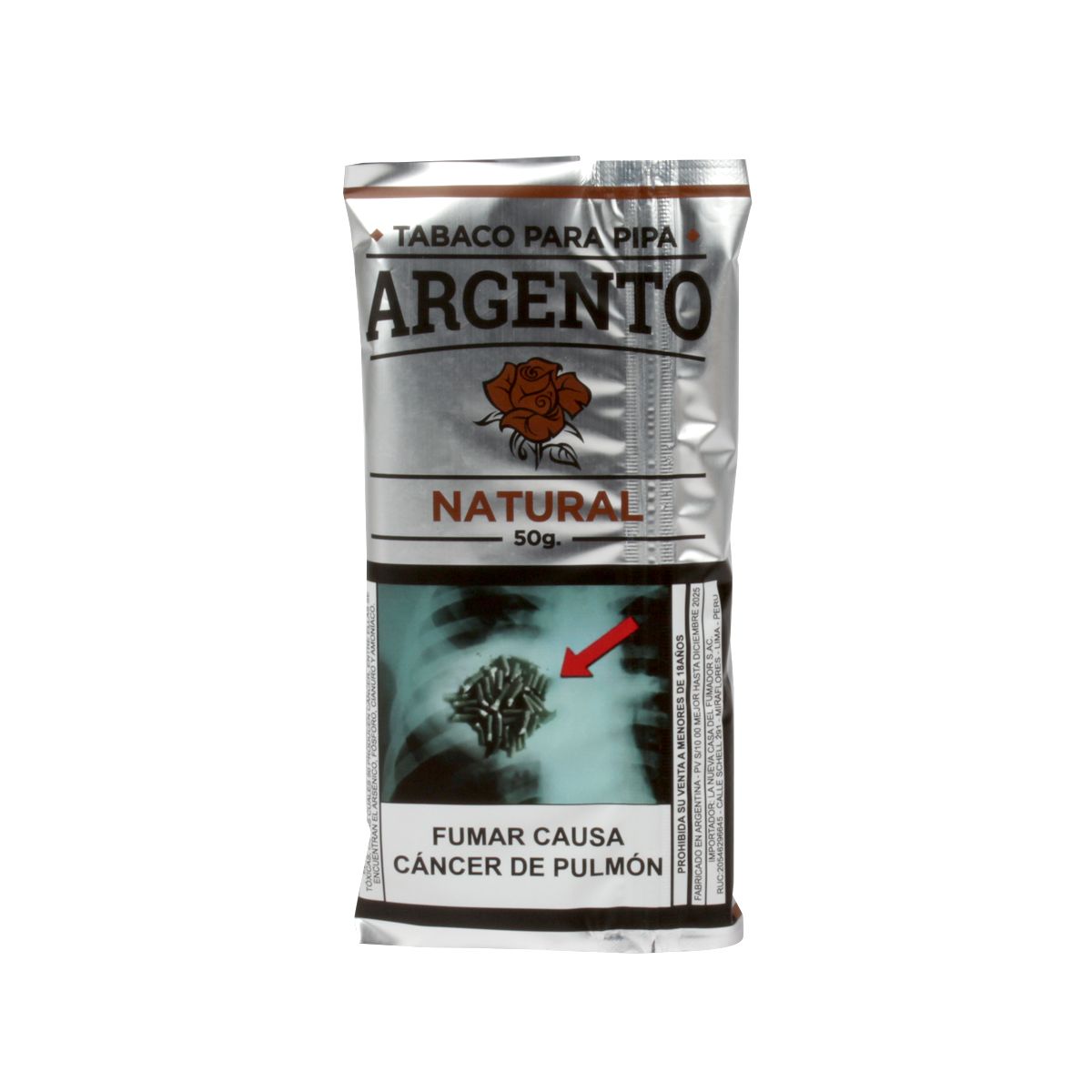 ARGENTO P/ PIPA - Nº3 NATURAL x50GR