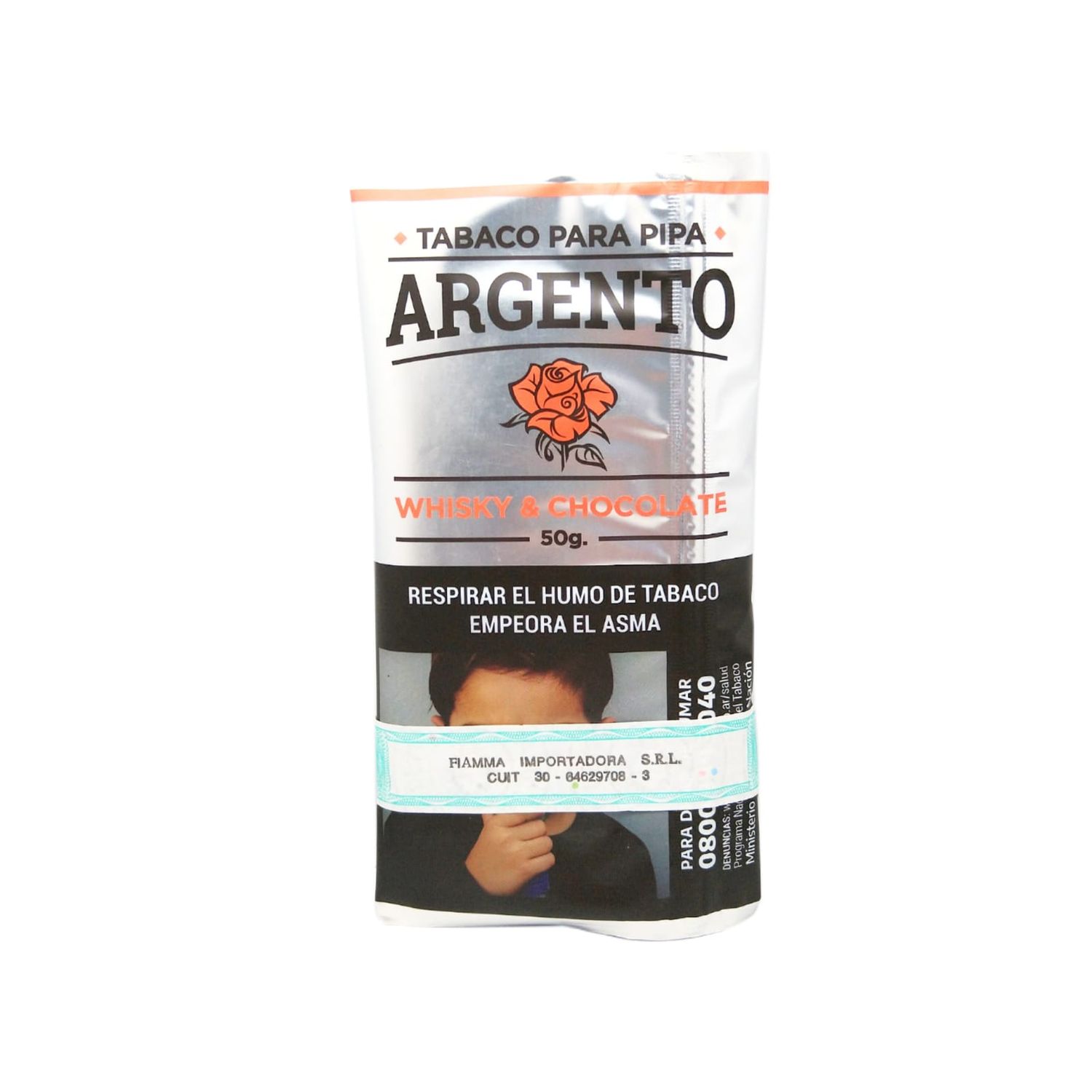 ARGENTO P/ PIPA - Nº2 CHOCOLATE & WHISKY x50GR