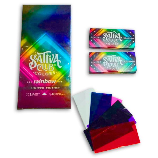CELULOSA SATIVA CLUB 1 1/4 - COLOR RAINBOW