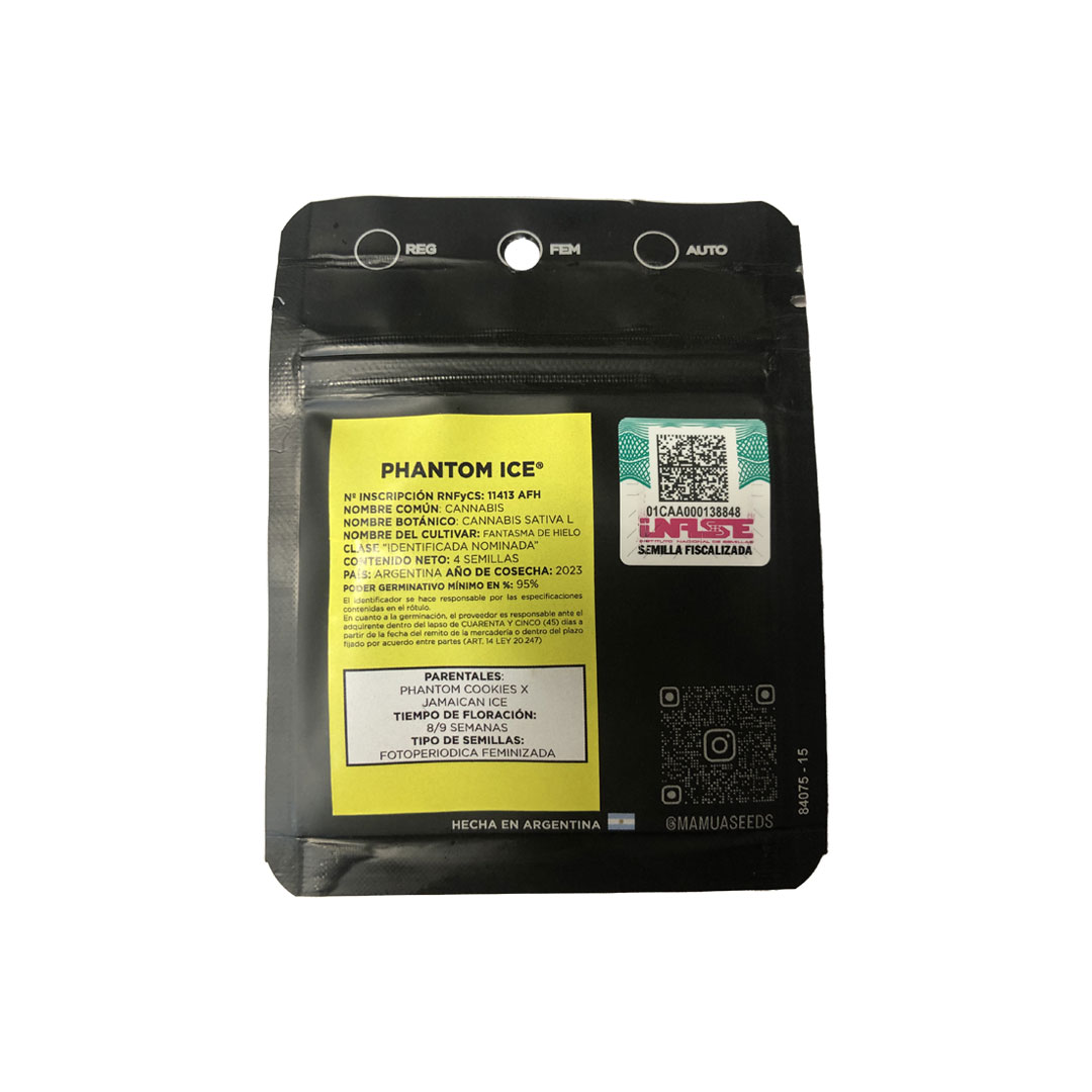 SEMILLA - PHANTOM ICE  x4 (VENTA SOLO CON REPROCANN)