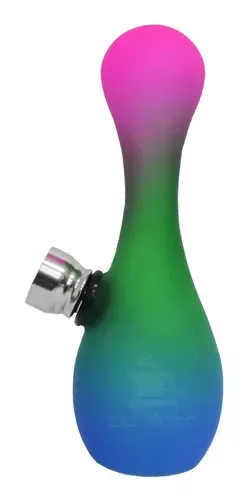 MINI BONG VIDRIO - TRICOLOR ATOMIC