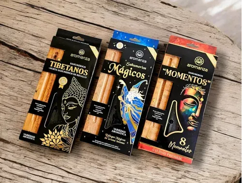SAHUMERIOS CON PORTADOR - AROMANZA SAHUMERIOS CON PORTADOR - AROMANZA