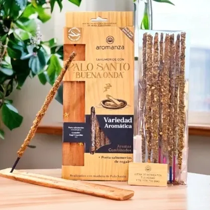 PALO SANTO CON PORTADOR - AROMANZA PALO SANTO CON PORTADOR - AROMANZA