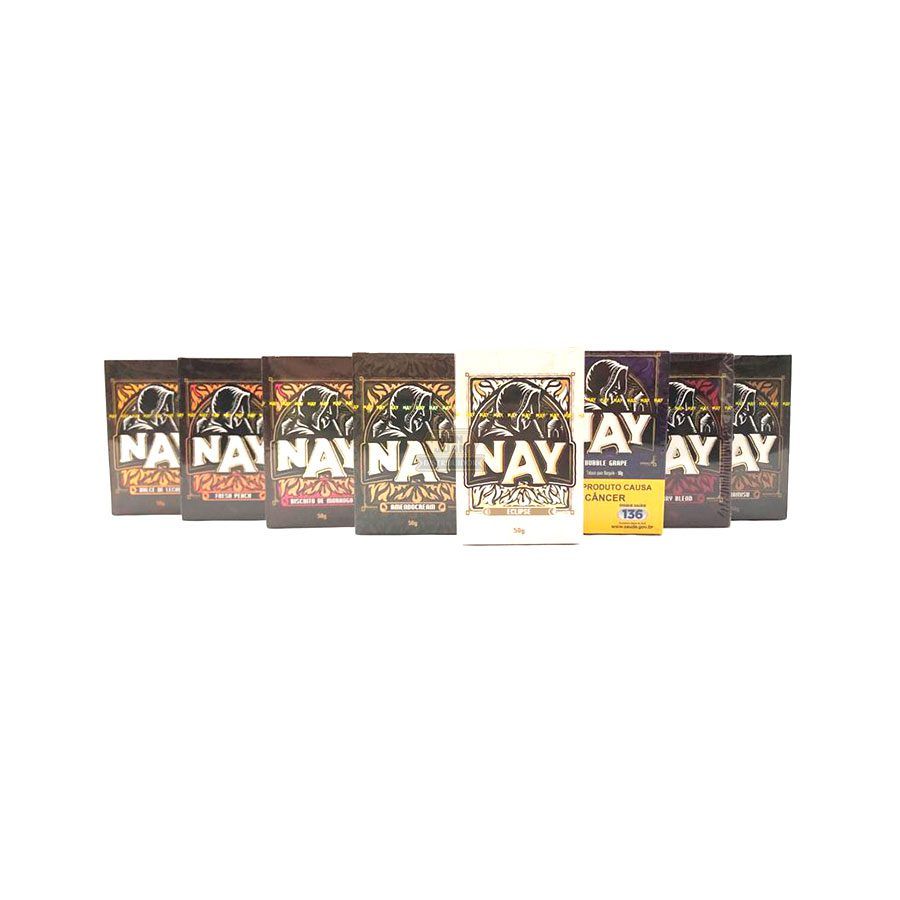 TABACO PARA NARGUILE NAY- SABORES VARIOS